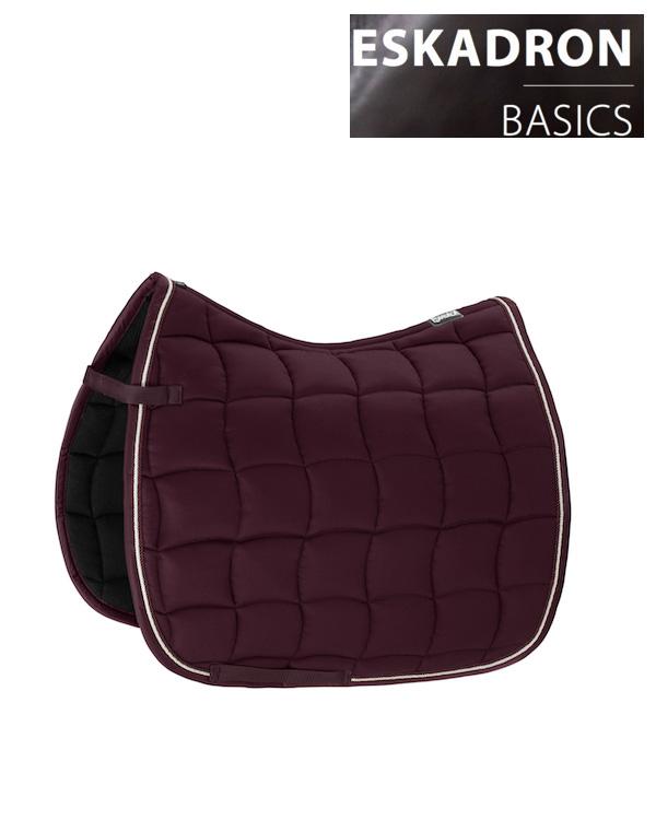 Eskadron Performance Contrast Saddle Cloth -Blackberry-Pony - Dressage-