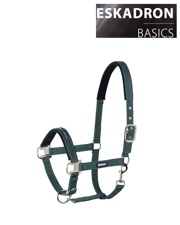 Eskadron Pin Buckle Headcollar -Racing Green-Shetland (P1)-