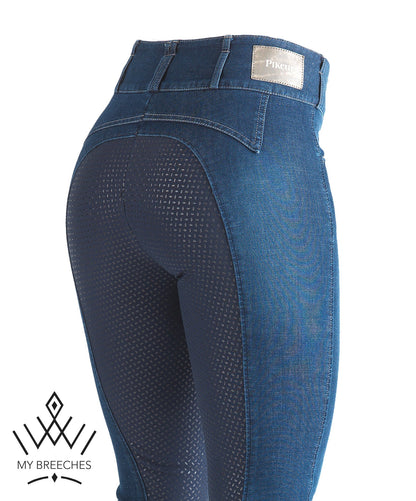 Pikeur Candela Denim Jean Full Grip Ladies Breeches Ladies Breeches My Breeches | Pikeur