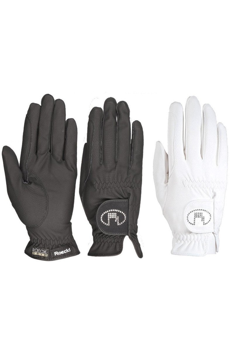 Roeckl Lisboa Swarovski Crystal Riding Gloves My Breeches | Pikeur